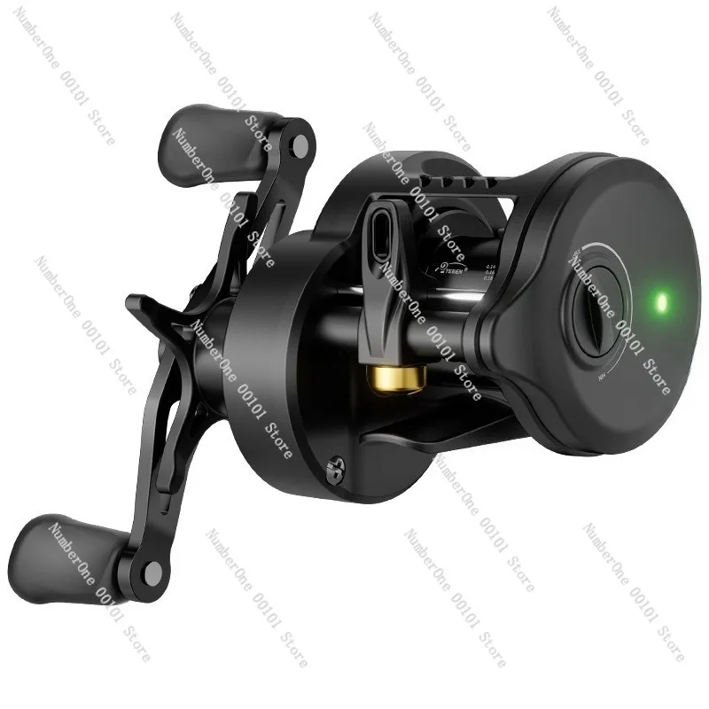 Carrete de Pesca con Freno Magnético Electrónico, Venta al por Mayor, Carrete de Baitcasting de 5ª Generación con Sistema de Alarma de Freno Antirretorno de Alta Gama