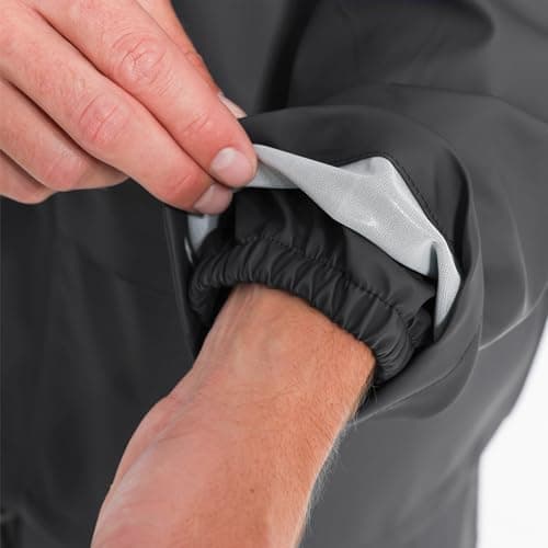 Navis - Traje de Lluvia para Hombre, Resistente al Agua, con Pantalones, 3 Piezas | Conjunto de chaqueta y peto, costuras ... 5