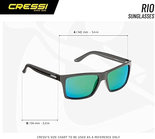 Cressi Rio Sunglasses - Gafas de Sol Deportivo Polarizados Unisex Adultos 6