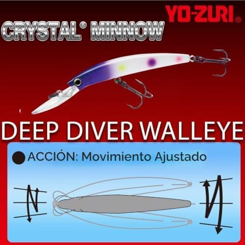 YO-ZURI Crystal Deep Diver 110 - Señuelo Pesca 4