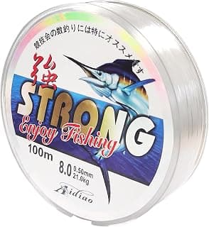 0.5mm/200m Hilo de Pesca Transparente, Monofilamento de Nylon Líneas de Pesca, Hilo de Nylon Transparente para Pesca en el Mar/Decoraciones Colgantes