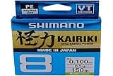 Shimano Kairiki 8 150m Verde Mantis — Trenzado 8 hebras