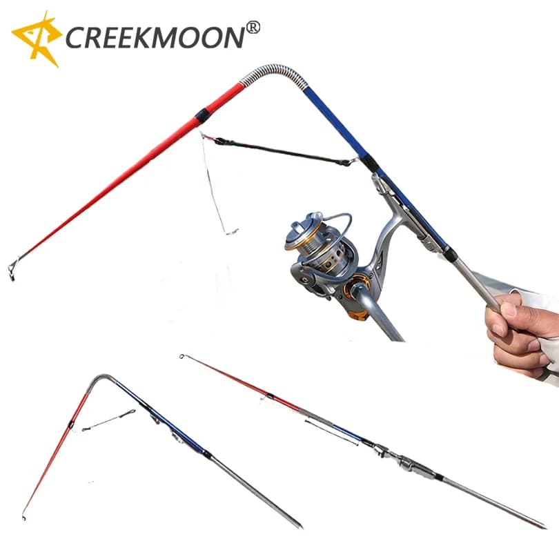 Set de Caña de Pescar Automática o Carrete para Spinning, Carpa, Feeder, Caña Corta, Portátil para Viajes, Cañas para Niños, Aparejos de Pesca