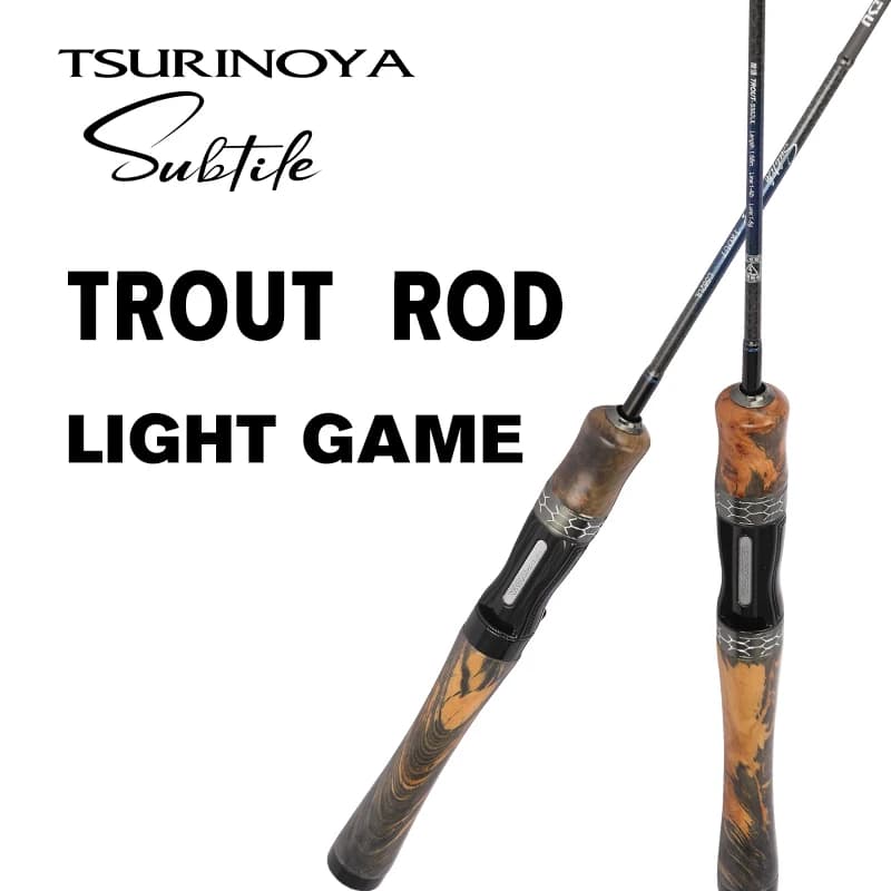 Caña de pescar ultraligera TSURINOYA BFS SUBTILE 82g para señuelos. Caña de Pescar FUJI Guide Stream de 1-6g UL Power RF para Spinning y Casting