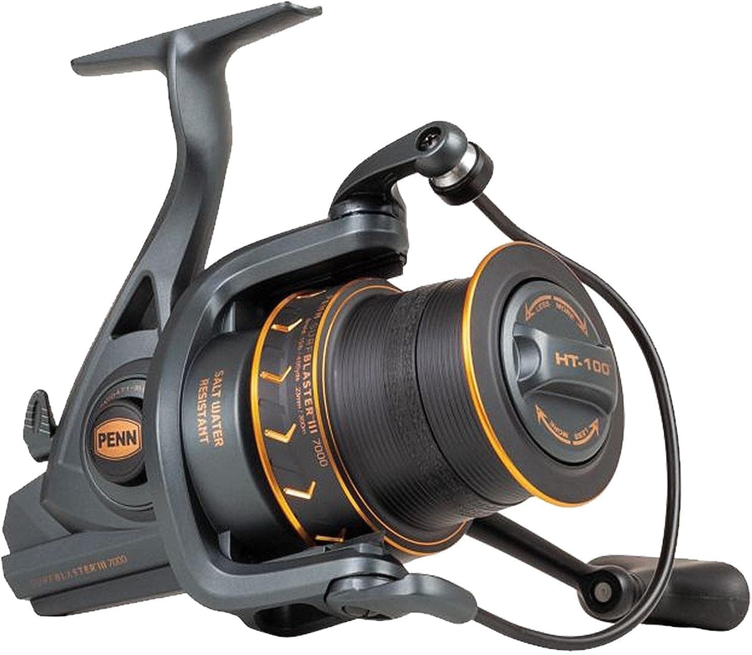 PENN Surfblaster III – Carrete de pesca de lanzamiento largo para surf, playa y pesca de roca en agua salada